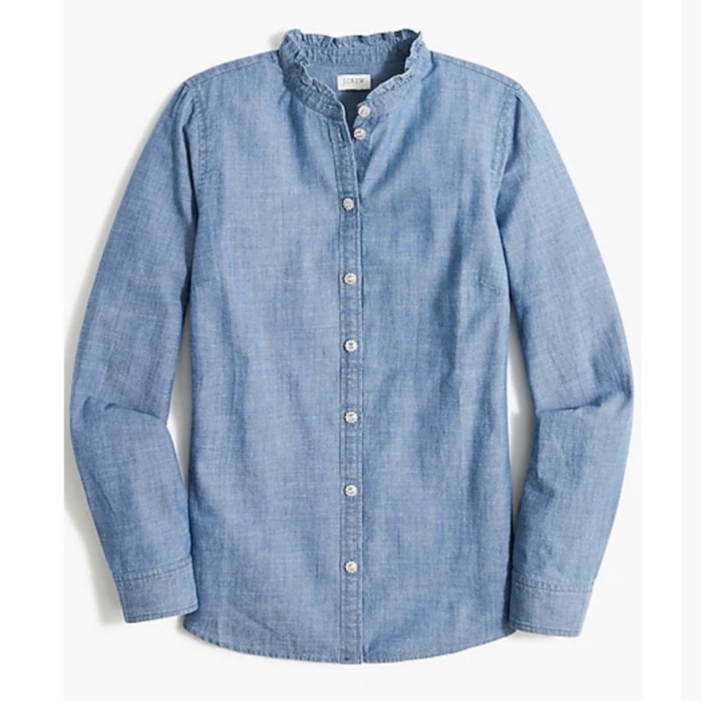 NWOT JCrew chambray button down